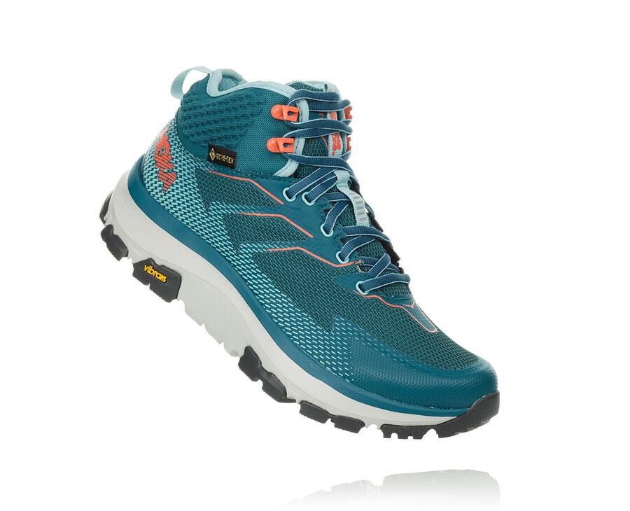 Hoka One One Yürüyüş Botları Kadın Turkuaz - Toa Gore-Tex - TQ6571480